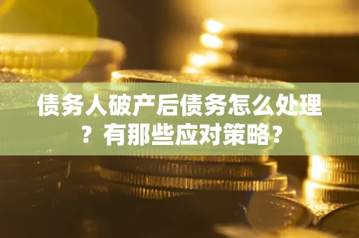 北京债务人破产后债务怎么处理？有那些应对策略？